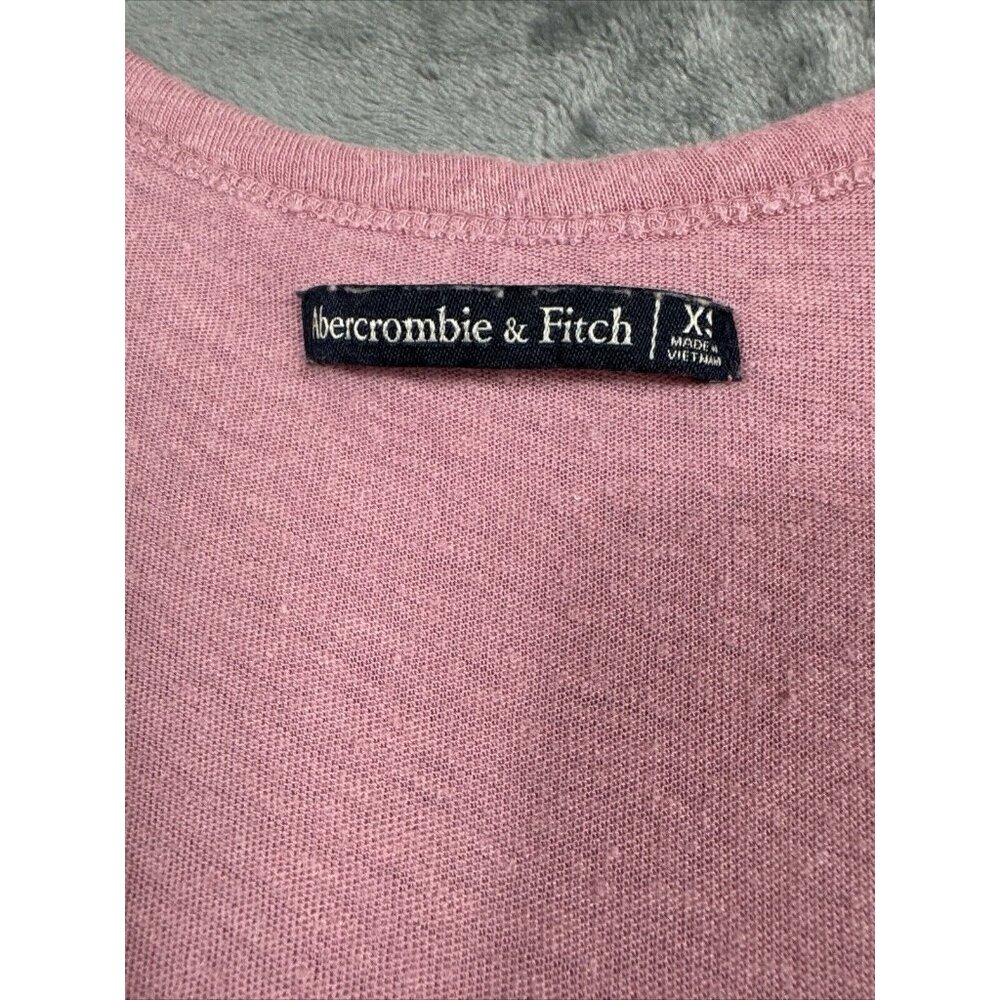 Abercrombie and finch women’s tank top extra small plum ruffled bottom and back - Picture 2 of 11